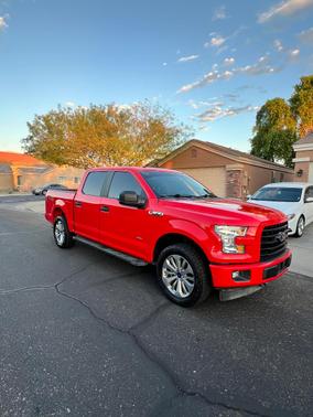 Red 2017 Ford F-150 XL
