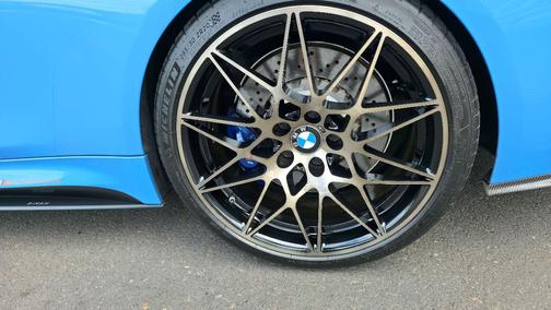 Blue 2018 BMW M4 Base