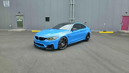Blue 2018 BMW M4 Base
