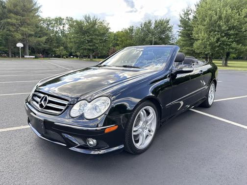 Black 2009 Mercedes-Benz CLK-Class CLK550