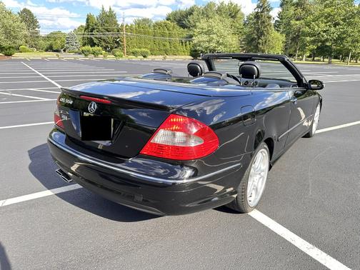 Black 2009 Mercedes-Benz CLK-Class CLK550