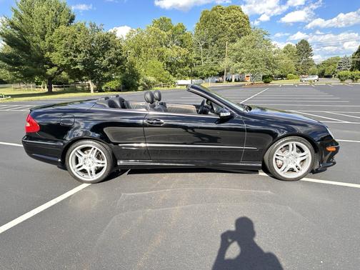 Black 2009 Mercedes-Benz CLK-Class CLK550