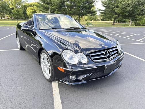 Black 2009 Mercedes-Benz CLK-Class CLK550