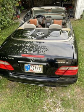 Black 2002 Mercedes-Benz CLK-Class 320 Cabriolet