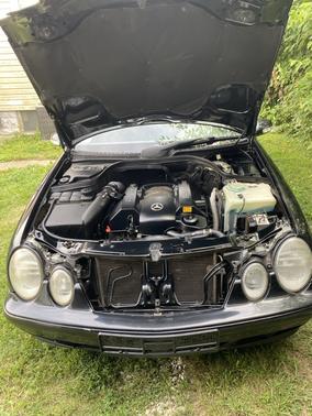 Black 2002 Mercedes-Benz CLK-Class 320 Cabriolet