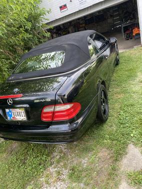 Black 2002 Mercedes-Benz CLK-Class 320 Cabriolet