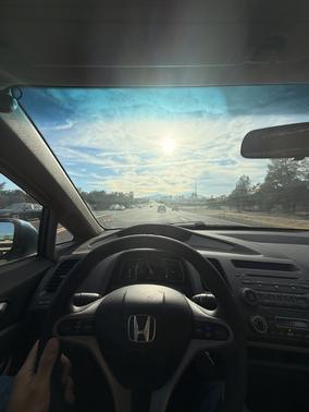 Blue 2010 Honda Civic Hybrid Base