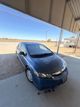 Blue 2010 Honda Civic Hybrid Base