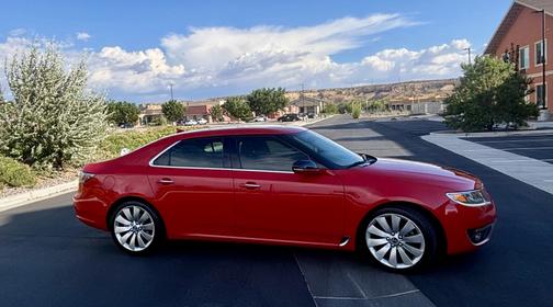 Red 2011 Saab 9-5 Turbo4 Premium