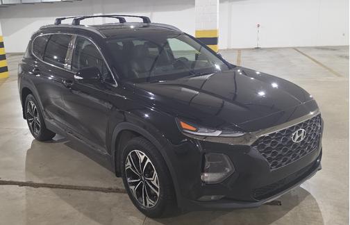 Black 2019 Hyundai SANTA FE Ultimate 2.0T