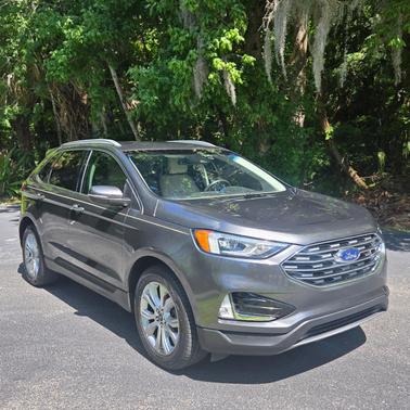 Gray 2019 Ford Edge Titanium