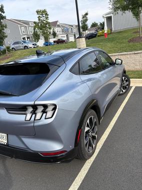 Blue 2022 Ford Mustang Mach-E Premium