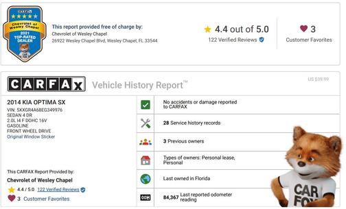 White 2014 Kia Optima SXL Turbo