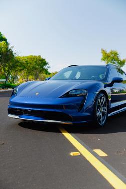 Blue 2022 Porsche Taycan Taycan 4 Cross Turismo