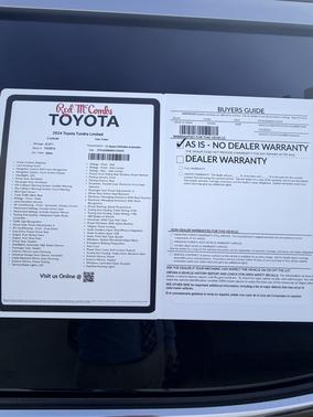 Silver 2024 Toyota Tundra Limited