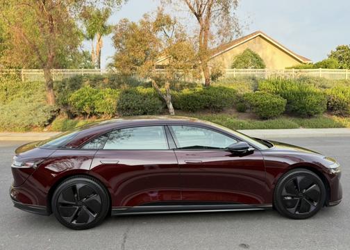 Red 2025 Lucid Air Touring