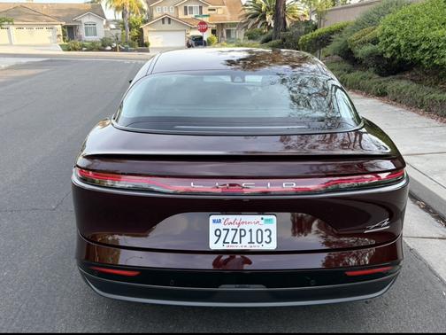 Red 2025 Lucid Air Touring