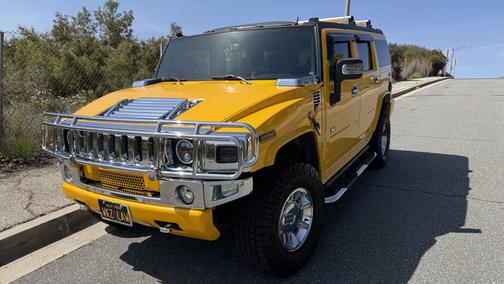Yellow 2006 Hummer H2 Base