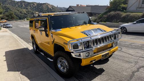 Yellow 2006 Hummer H2 Base