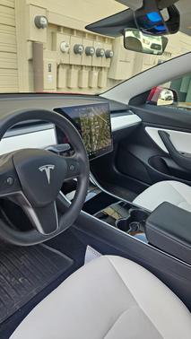 Red 2020 Tesla Model 3 Performance
