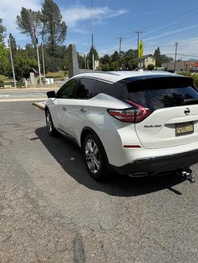 White 2015 Nissan Murano Platinum