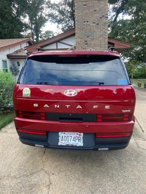 Red 2026 Hyundai SANTA FE HEV SEL FWD