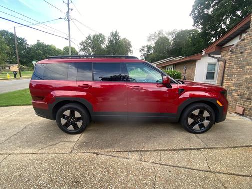 Red 2026 Hyundai SANTA FE HEV SEL FWD