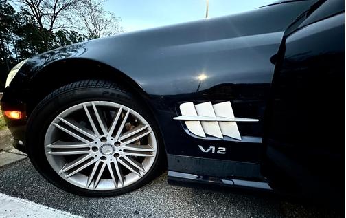 Black 2009 Mercedes-Benz SL-Class SL600 Roadster