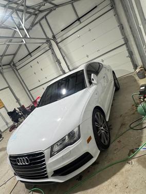 White 2014 Audi A7 3.0 TDI Prestige