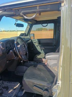 Green 2015 Jeep Wrangler Unlimited Willys Wheeler