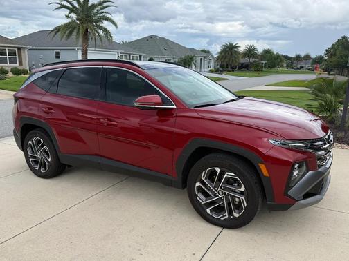 Red 2025 Hyundai TUCSON Hybrid Limited