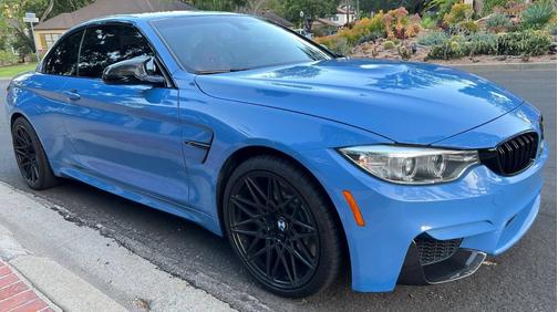 Blue 2016 BMW M4 Base