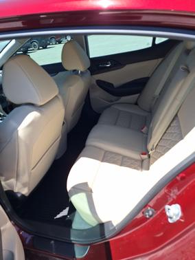 Red 2017 Nissan Maxima 3.5 Platinum