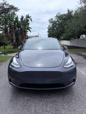 Gray 2020 Tesla Model Y Performance
