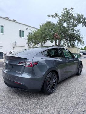 Gray 2020 Tesla Model Y Performance