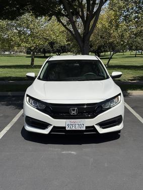 White 2018 Honda Civic LX