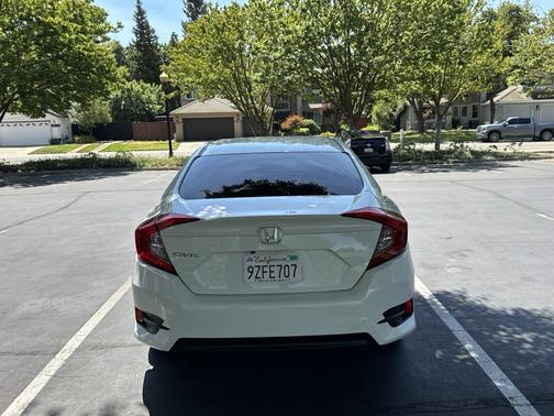 White 2018 Honda Civic LX