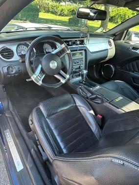 Blue 2012 Ford Mustang V6 Premium