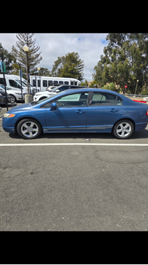 Blue 2007 Honda Civic EX