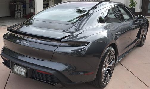 Gray 2020 Porsche Taycan Taycan Turbo