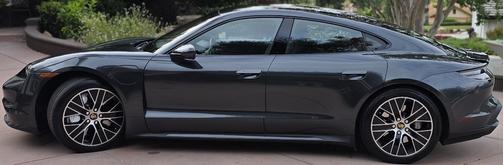 Gray 2020 Porsche Taycan Taycan Turbo