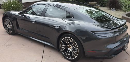 Gray 2020 Porsche Taycan Taycan Turbo