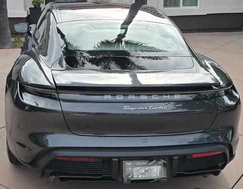 Gray 2020 Porsche Taycan Taycan Turbo