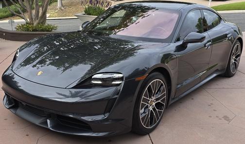 Gray 2020 Porsche Taycan Taycan Turbo