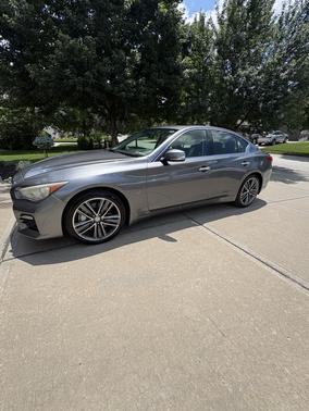 Gray 2014 INFINITI Q50 Sport
