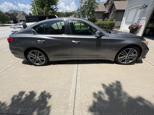 Gray 2014 INFINITI Q50 Sport