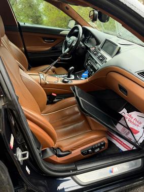 Black 2015 BMW 640 Gran Coupe i xDrive