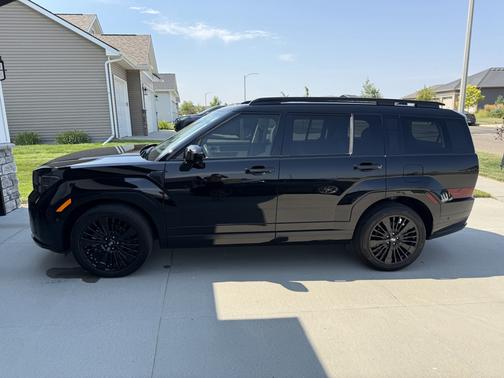 Black 2025 Hyundai SANTA FE HEV Calligraphy