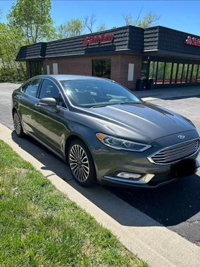 Gray 2017 Ford Fusion Titanium