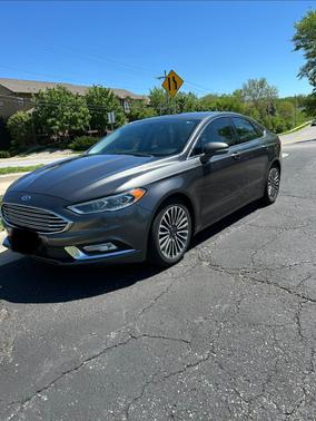 Gray 2017 Ford Fusion Titanium